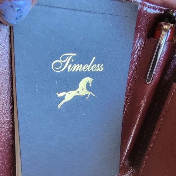Vintage TIMELESS  Horse Notepad Wallet from anytimetack. Unisex. - Picture 3 of 8